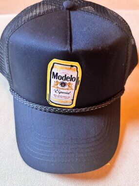 Modelo Especial Cerveza Snapback Hat Navy - Beer Can Design Cap